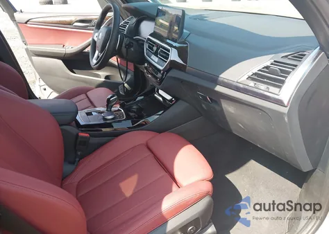 2024 BMW X3 xDrive30I из США, поврежденный, VIN WBX57DP07RN310910